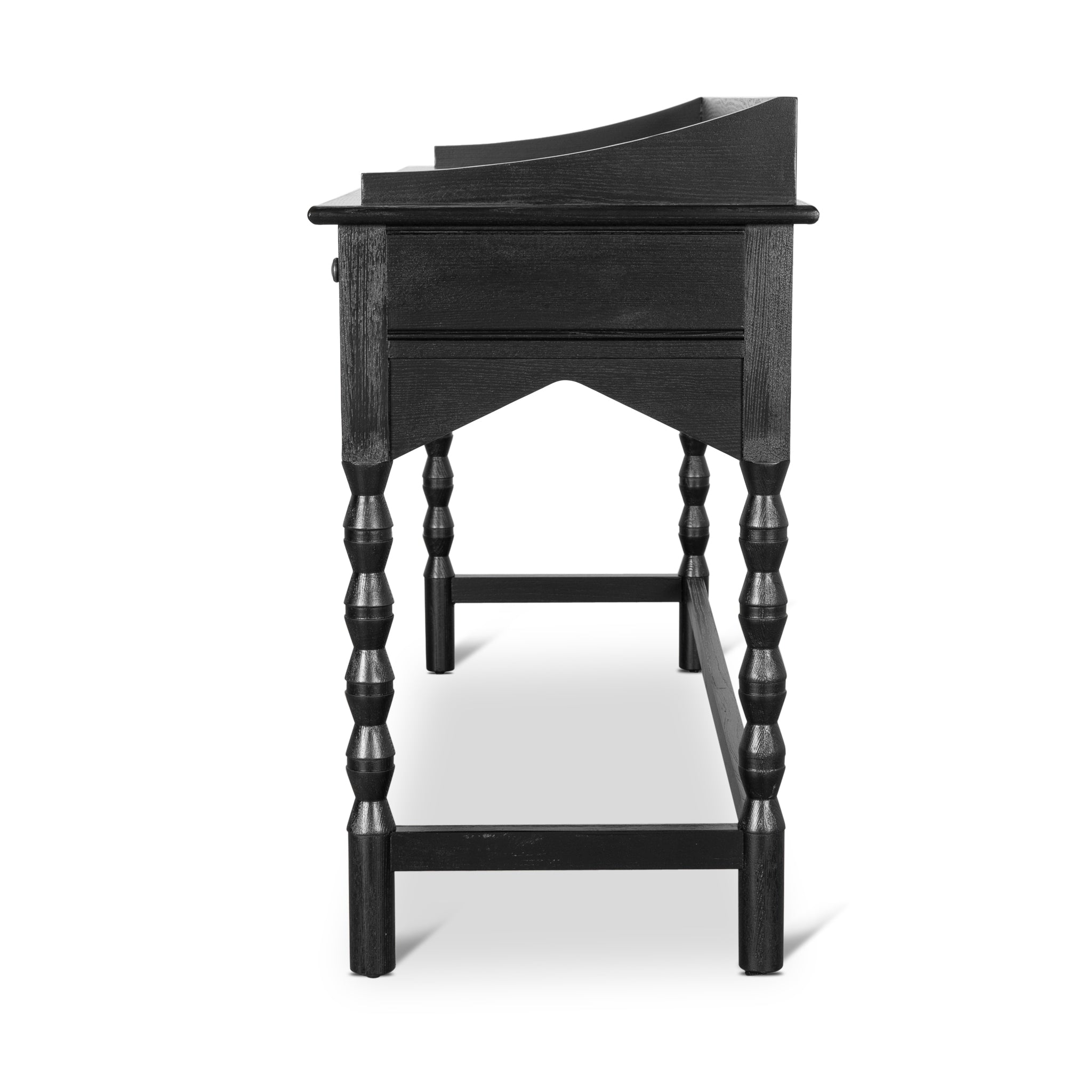 Primrose 1.45m Console Table - Black Console Table Nicki-Core