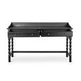 Primrose 1.45m Console Table - Black Console Table Nicki-Core
