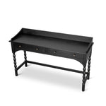 Primrose 1.45m Console Table - Black Console Table Nicki-Core