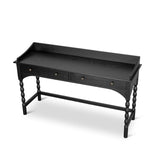 Primrose 1.45m Console Table - Black Console Table Nicki-Core