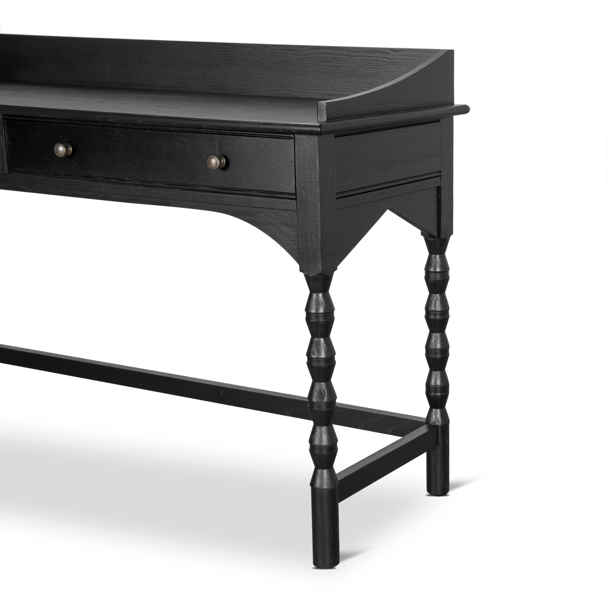 Primrose 1.45m Console Table - Black Console Table Nicki-Core