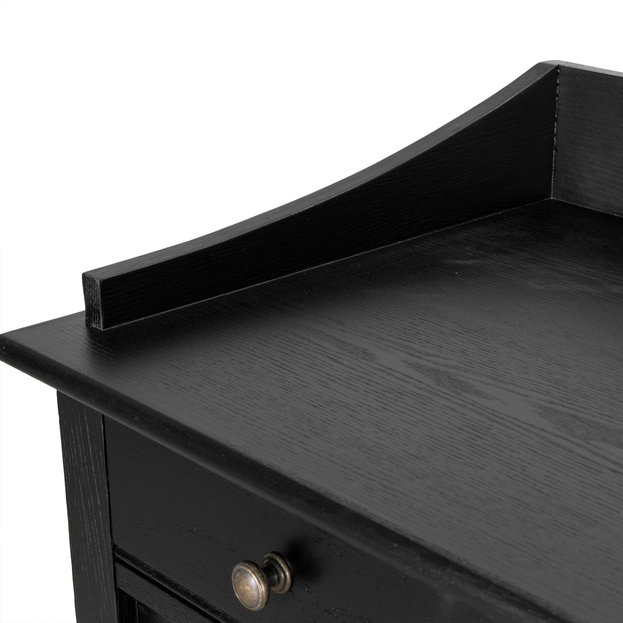 Primrose 1.45m Console Table - Black Console Table Nicki-Core