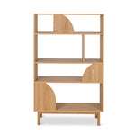 Ex Display - Adone 1.6m (H) Book Shelf - Natural Bookshelf KD-Core