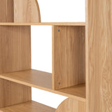 Ex Display - Adone 1.6m (H) Book Shelf - Natural Bookshelf KD-Core