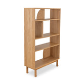 Ex Display - Adone 1.6m (H) Book Shelf - Natural Bookshelf KD-Core