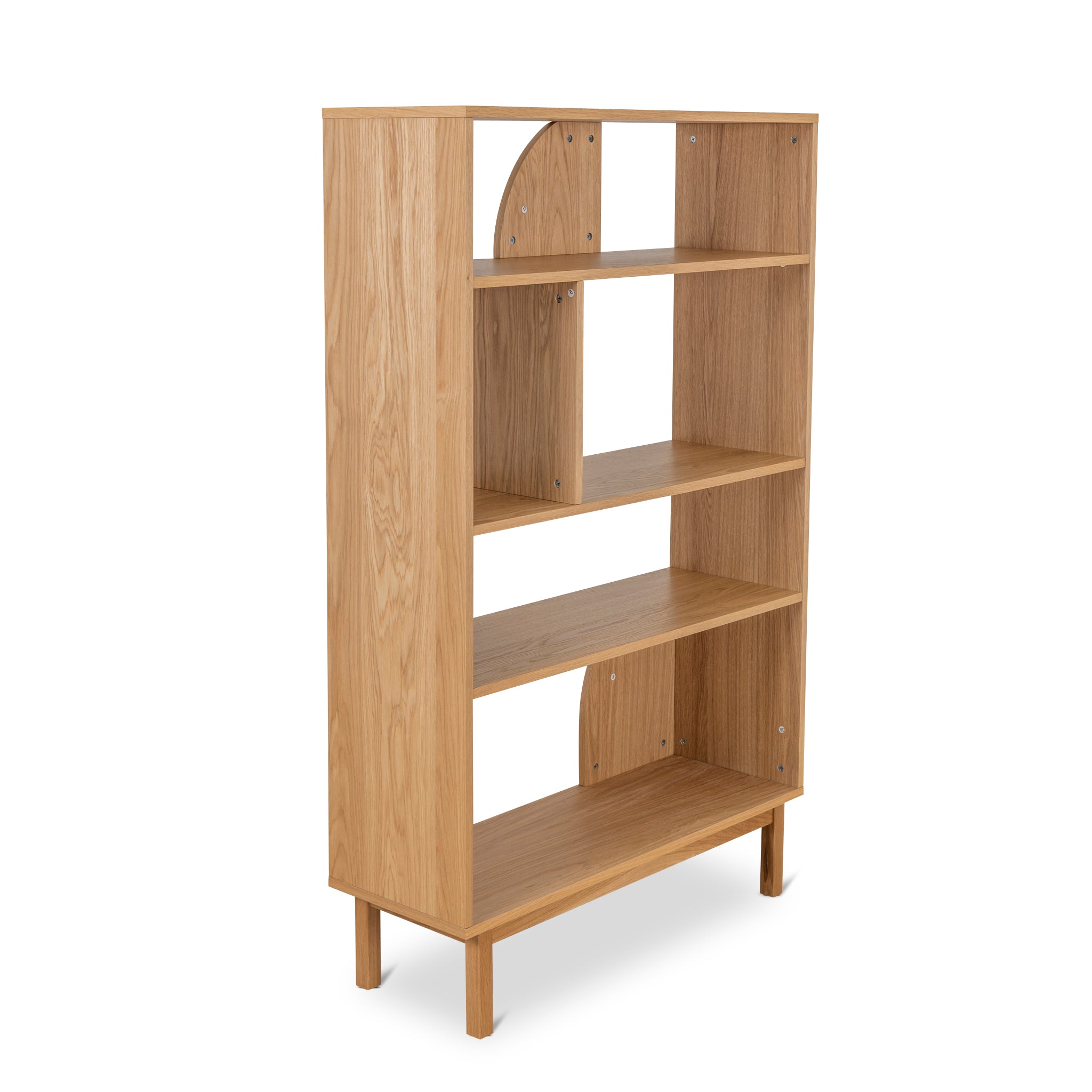 Ex Display - Adone 1.6m (H) Book Shelf - Natural Bookshelf KD-Core