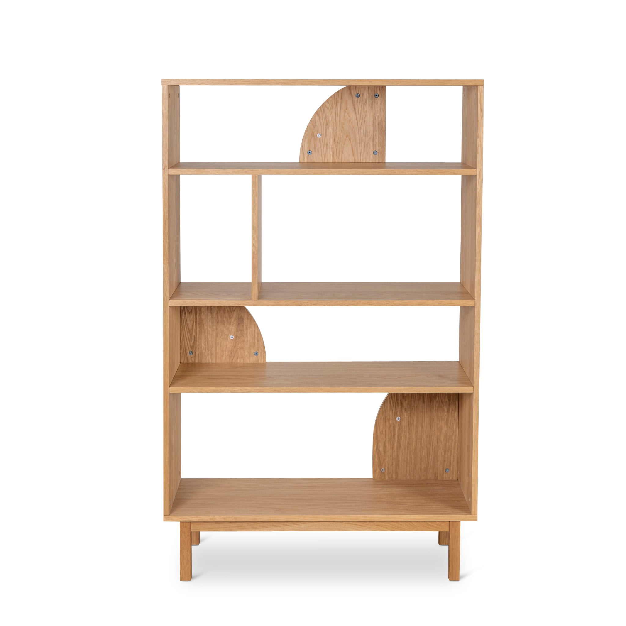 Ex Display - Adone 1.6m (H) Book Shelf - Natural Bookshelf KD-Core