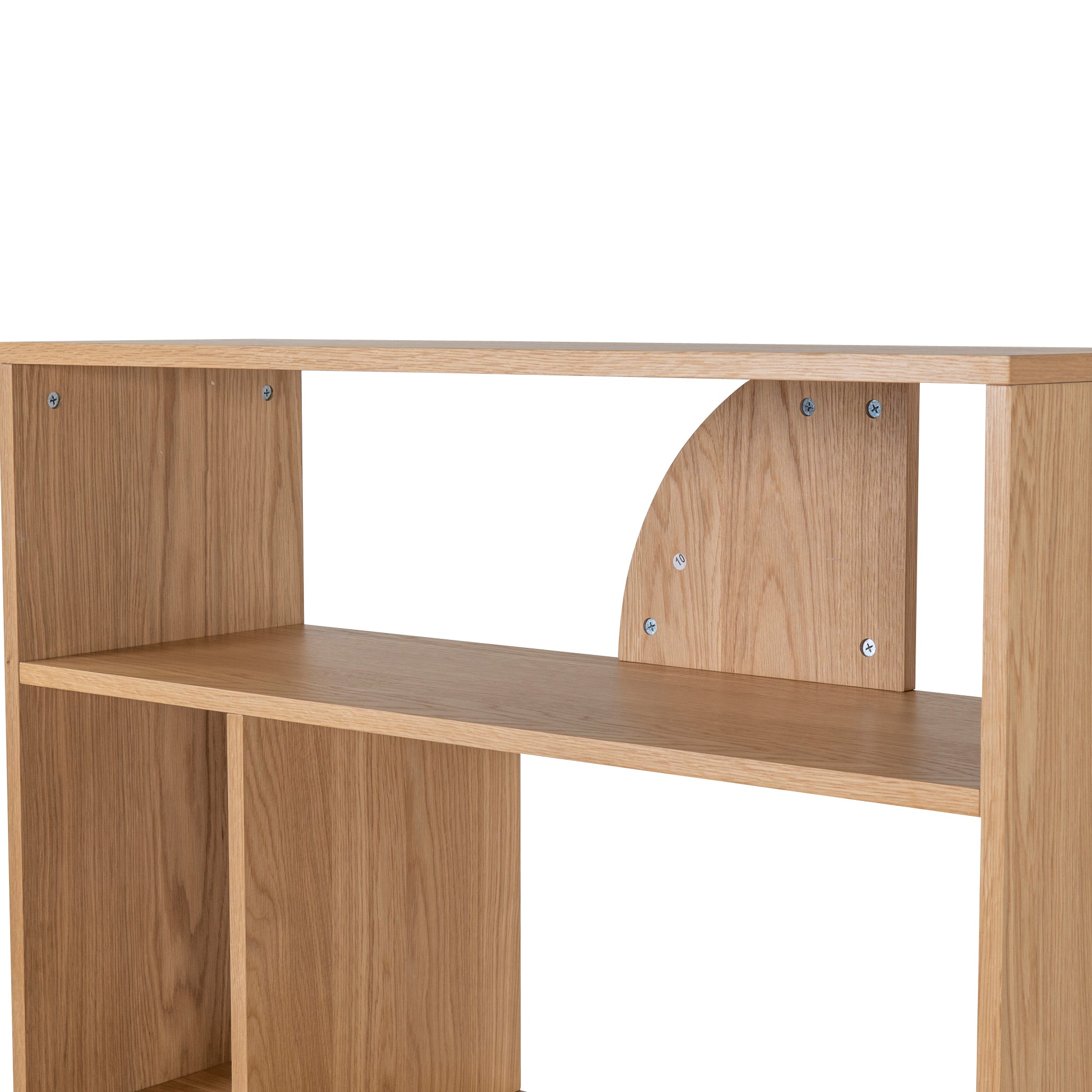 Ex Display - Adone 1.6m (H) Book Shelf - Natural Bookshelf KD-Core