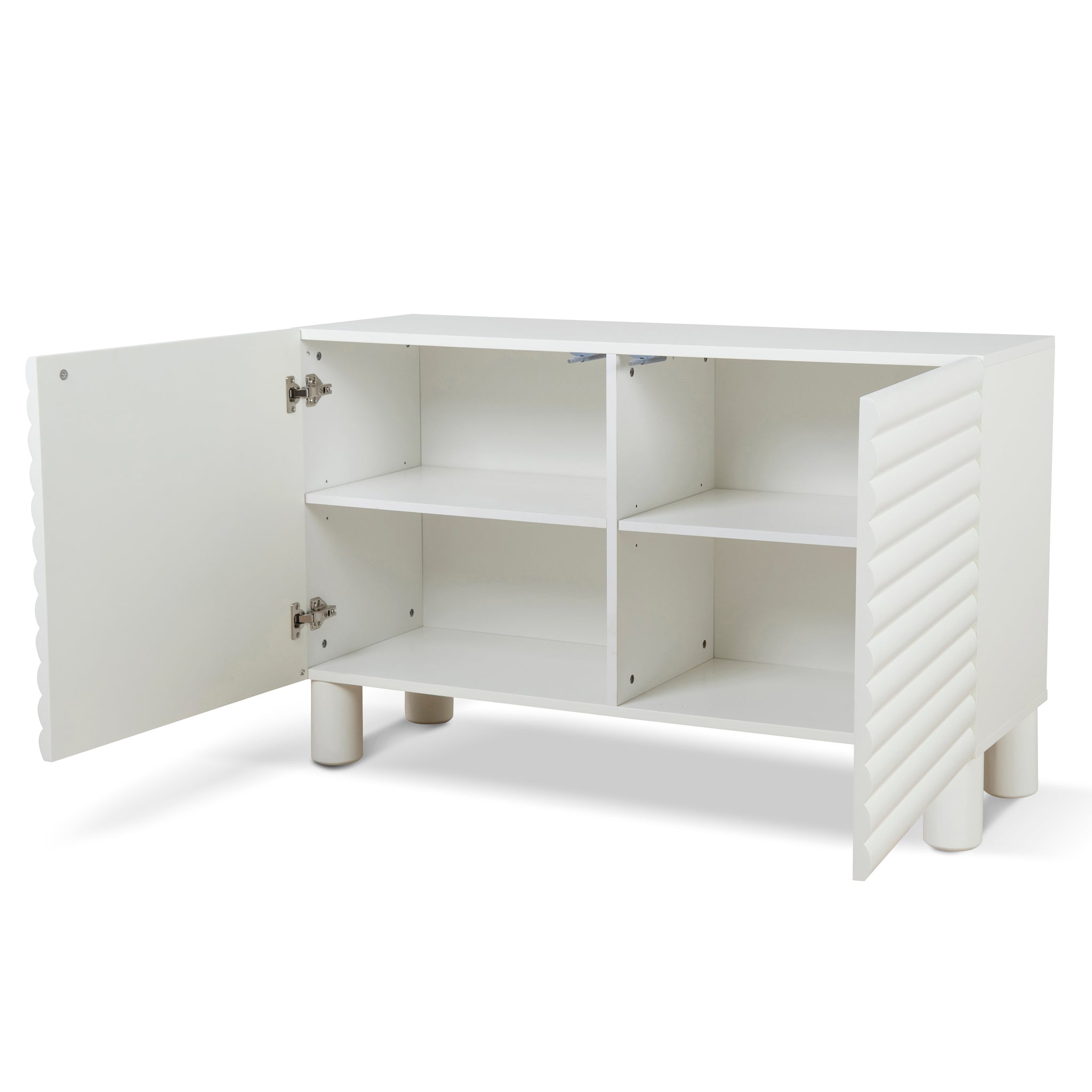 Vasuda 1.2m Sideboard Unit - White Buffet & Sideboard KD-Core   