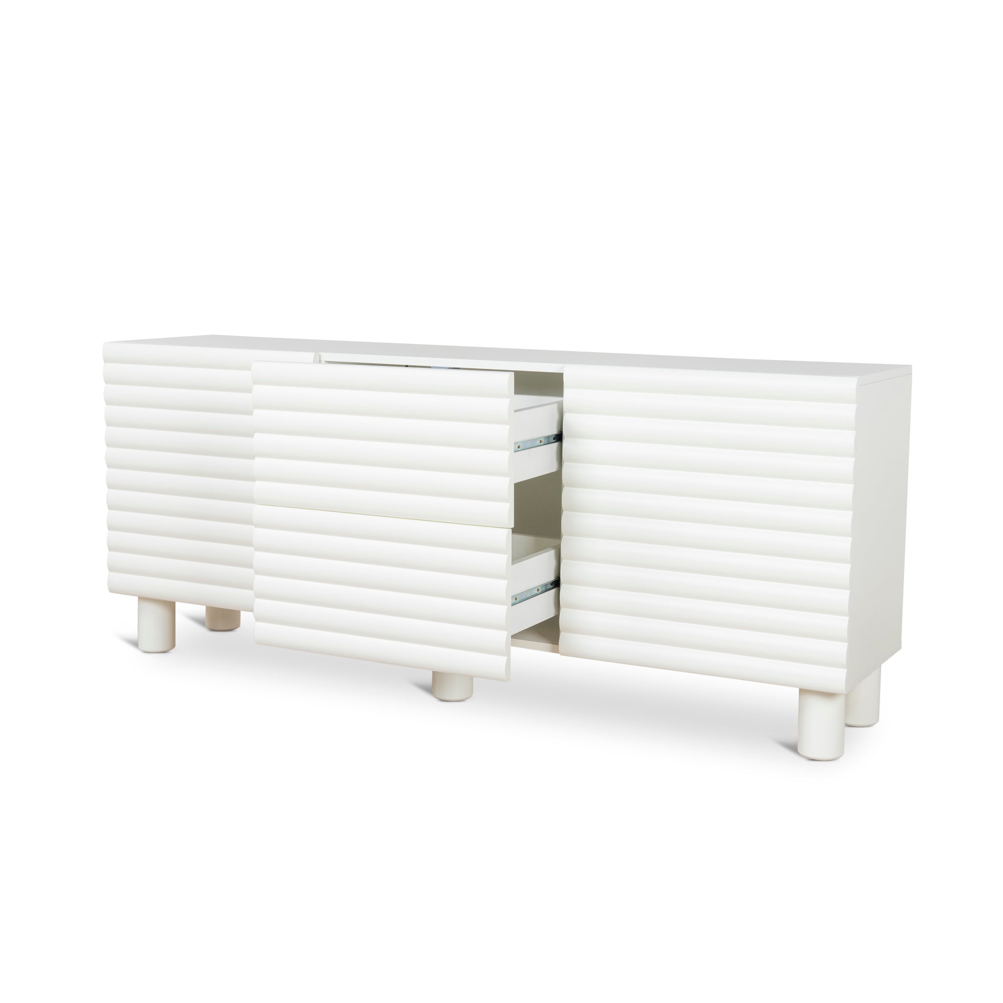 Vasuda 1.8m Buffet Unit - White Buffet & Sideboard KD-Core