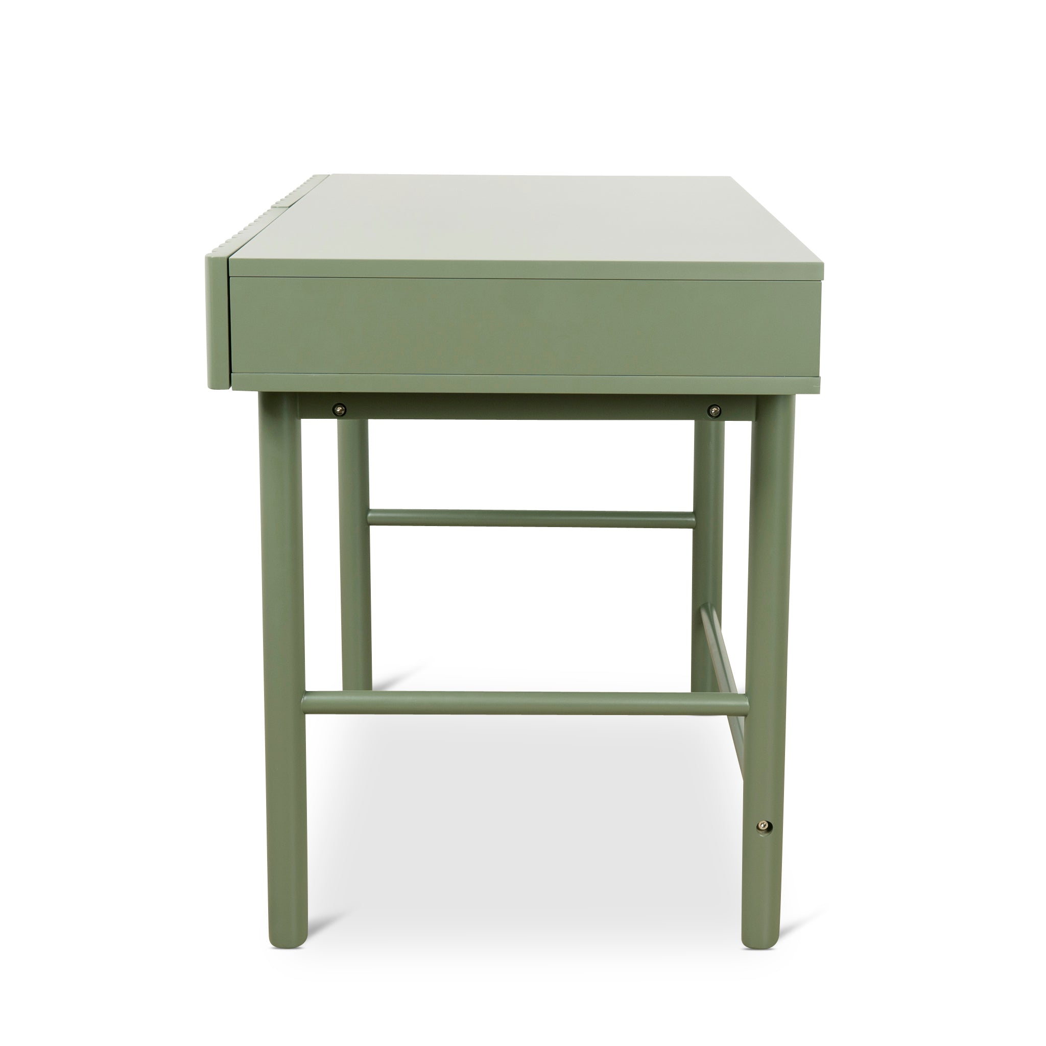 Ex Display - Vasuda 1.2m Home Office Desk - Green Home Office Desk KD-Core