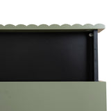 Ex Display - Vasuda 1.2m Home Office Desk - Green Home Office Desk KD-Core