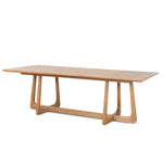 Mullins 2.4m Oak Dining Table - Natural - Last One Dining Table Nicki-Core
