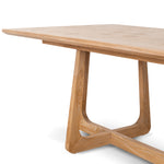 Mullins 2.4m Oak Dining Table - Natural - Last One Dining Table Nicki-Core