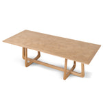 Mullins 2.4m Oak Dining Table - Natural - Last One Dining Table Nicki-Core