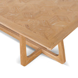 Mullins 2.4m Oak Dining Table - Natural - Last One Dining Table Nicki-Core