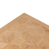 Mullins 2.4m Oak Dining Table - Natural - Last One Dining Table Nicki-Core