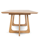 Mullins 2.4m Oak Dining Table - Natural - Last One Dining Table Nicki-Core