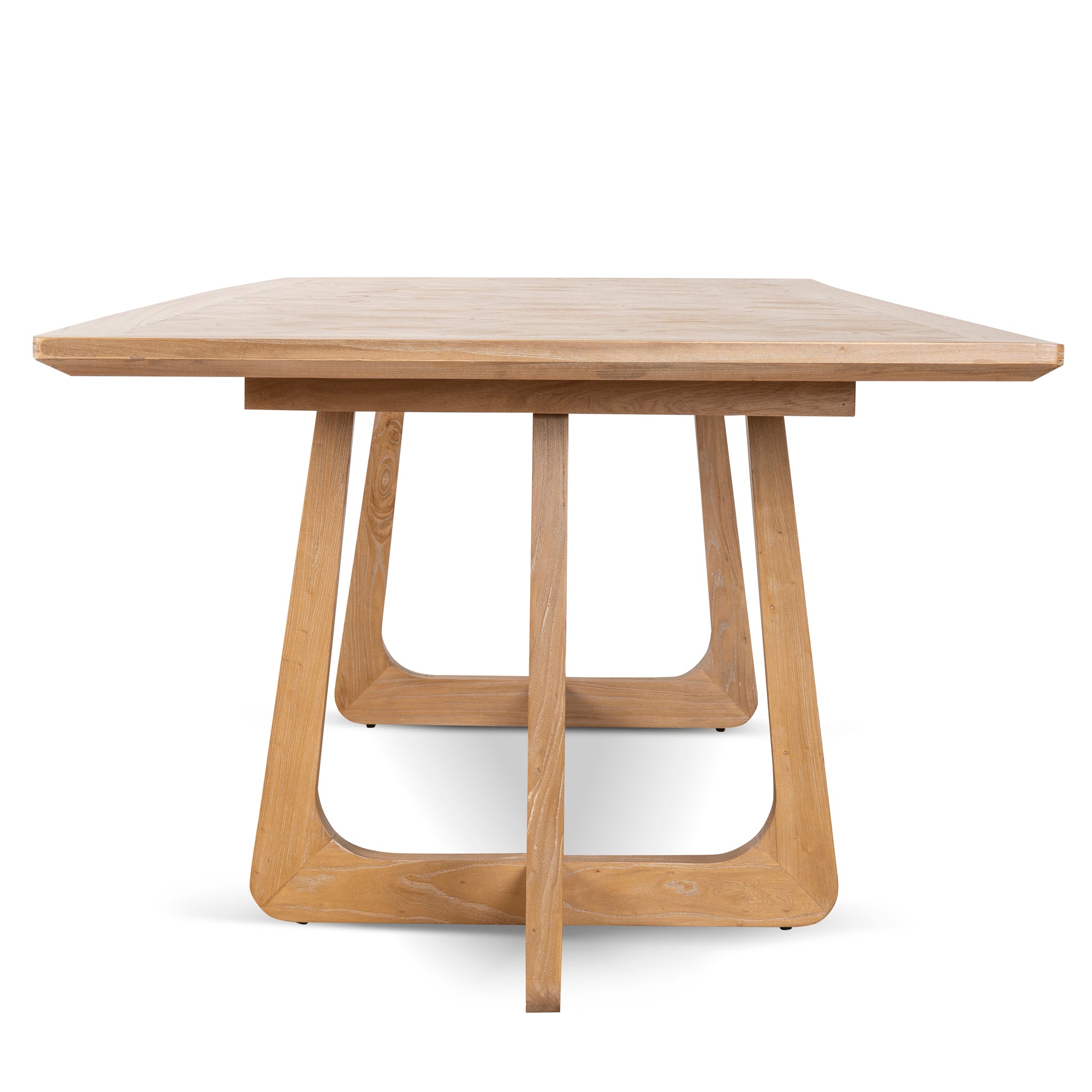 Mullins 2.4m Oak Dining Table - Natural - Last One Dining Table Nicki-Core