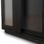 Claremont 2m Sideboard - Full Black Buffet & Sideboard Nicki-Core