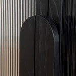 Claremont 2m Sideboard - Full Black Buffet & Sideboard Nicki-Core