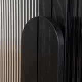 Claremont 2m Sideboard - Full Black Buffet & Sideboard Nicki-Core