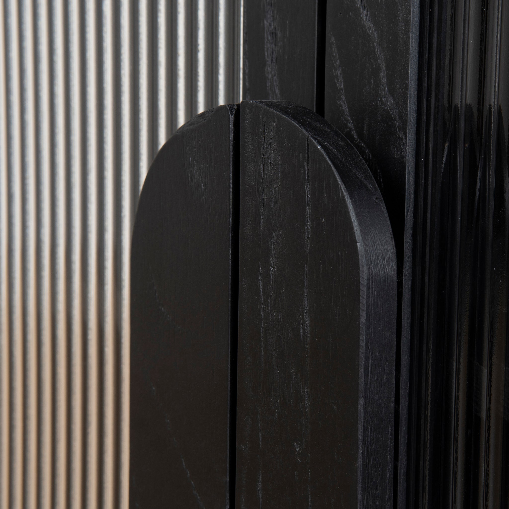 Claremont 2m Sideboard - Full Black Buffet & Sideboard Nicki-Core