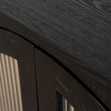 Claremont 2m Sideboard - Full Black Buffet & Sideboard Nicki-Core