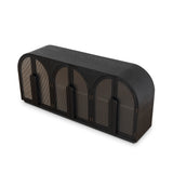 Claremont 2m Sideboard - Full Black Buffet & Sideboard Nicki-Core