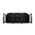 Claremont 2m Sideboard - Full Black Buffet & Sideboard Nicki-Core
