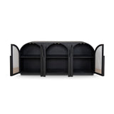 Claremont 2m Sideboard - Full Black Buffet & Sideboard Nicki-Core