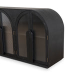 Claremont 2m Sideboard - Full Black Buffet & Sideboard Nicki-Core