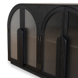 Claremont 2m Sideboard - Full Black Buffet & Sideboard Nicki-Core