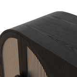 Claremont 2m Sideboard - Full Black Buffet & Sideboard Nicki-Core