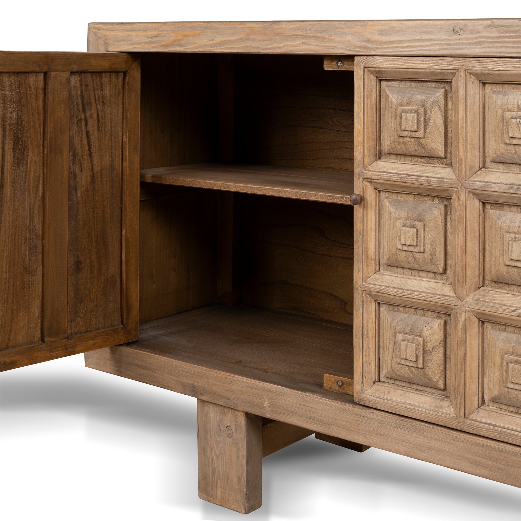 Origo 1.83m Elm Sideboard Unit - Natural Buffet & Sideboard Nasa-Core