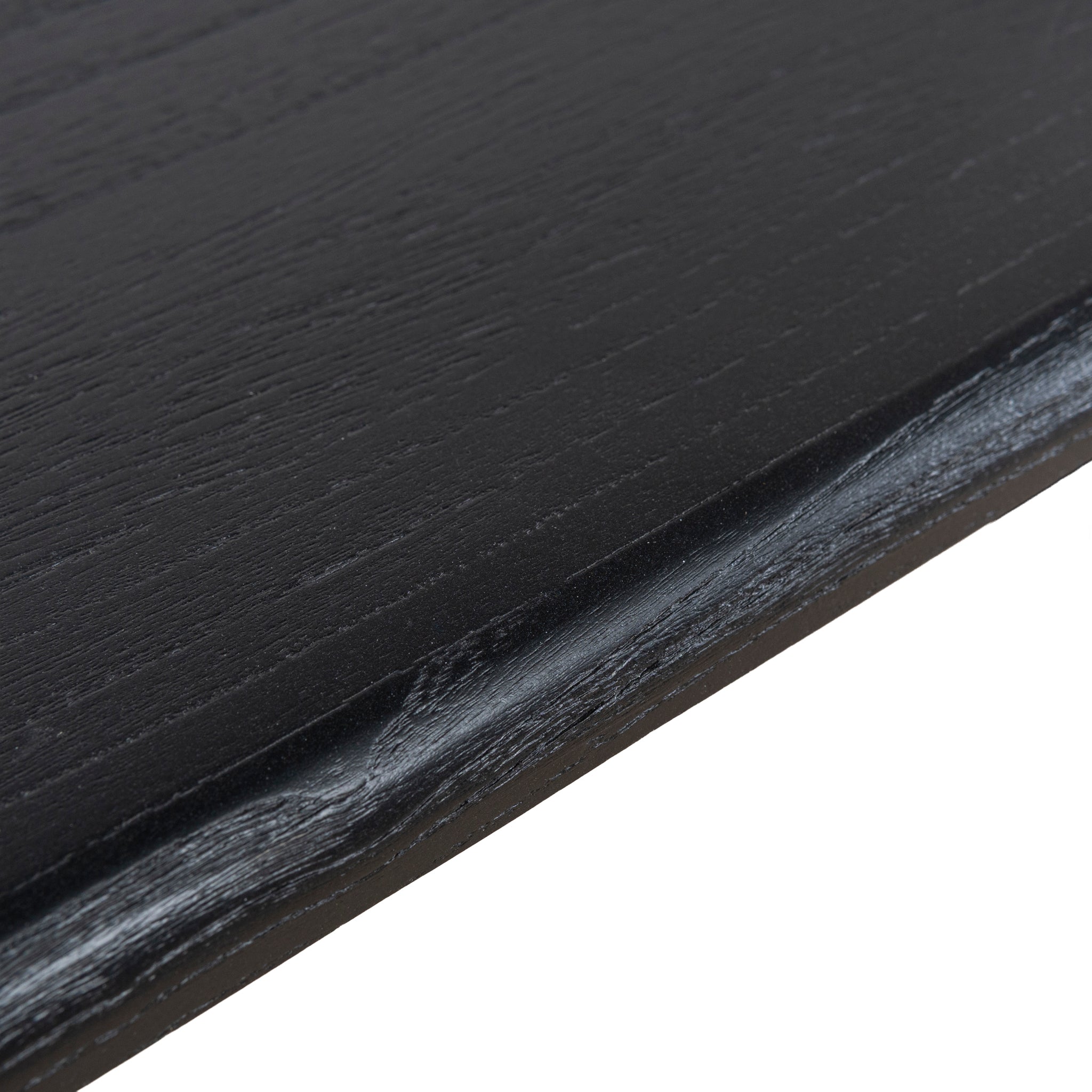 Ex Display - Amano 1.8m Elm Dining Table - Full Black Dining Table Nicki-Core