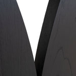 Ex Display - Amano 1.8m Elm Dining Table - Full Black Dining Table Nicki-Core