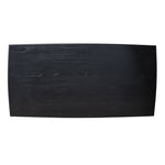 Ex Display - Amano 1.8m Elm Dining Table - Full Black Dining Table Nicki-Core