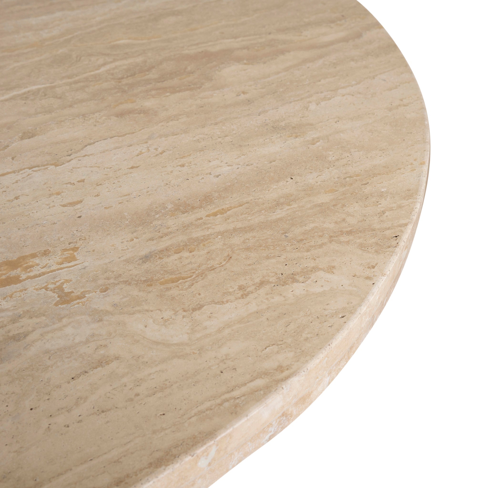 Ex Display - Edvard 2.8m Travertine Dining Table - Natural Dining Table Nicki-Core