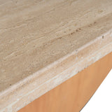 Ex Display - Edvard 2.8m Travertine Dining Table - Natural