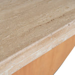 Ex Display - Edvard 2.8m Travertine Dining Table - Natural Dining Table Nicki-Core