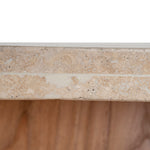 Edvard 2.4m Travertine Dining Table - Natural Dining Table Nicki-Core