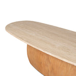 Edvard 2.4m Travertine Dining Table - Natural Dining Table Nicki-Core