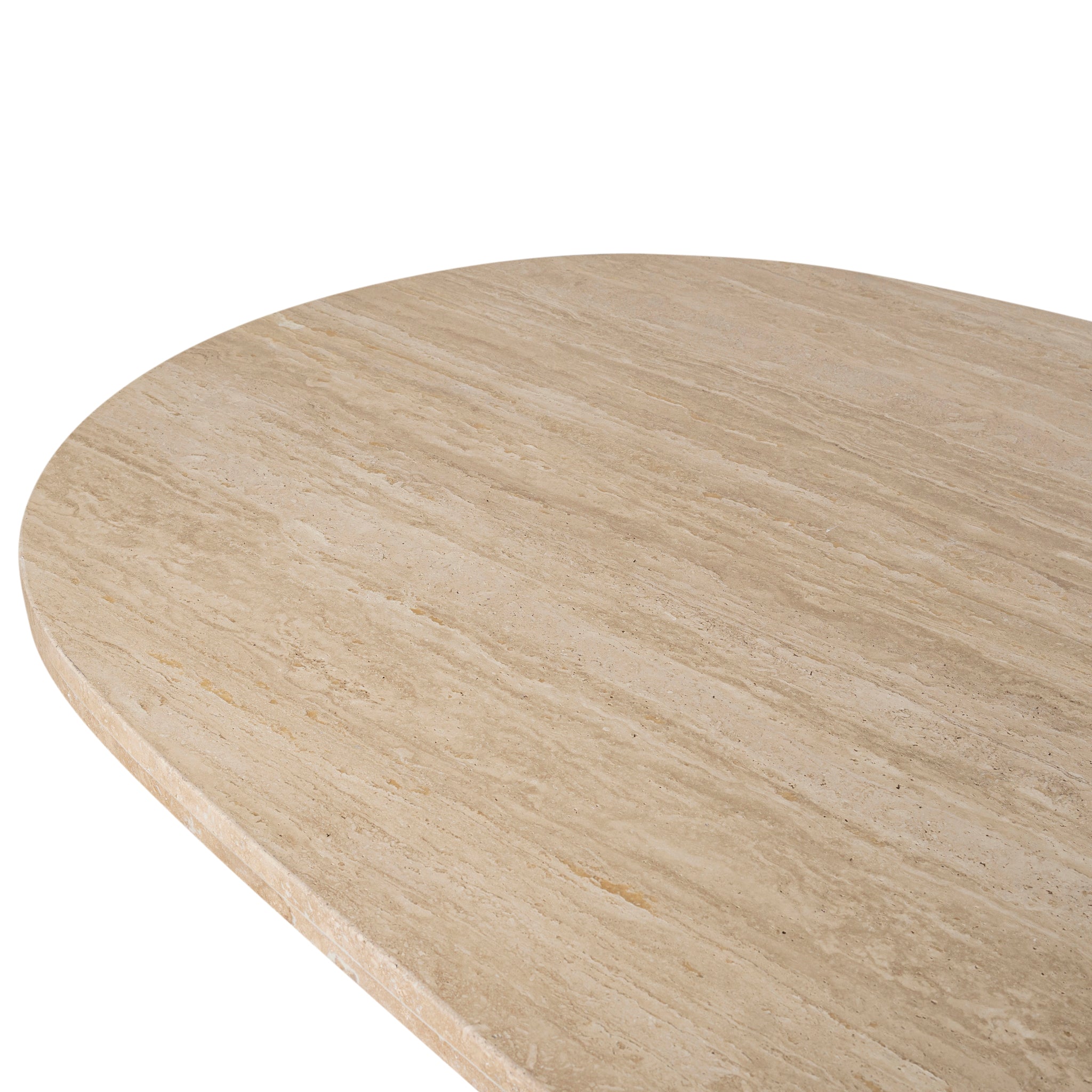 Edvard 2.4m Travertine Dining Table - Natural Dining Table Nicki-Core