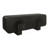 Alisha 2.1m Buffet Unit - Textured Espresso Black Buffet & Sideboard Valerie-Core