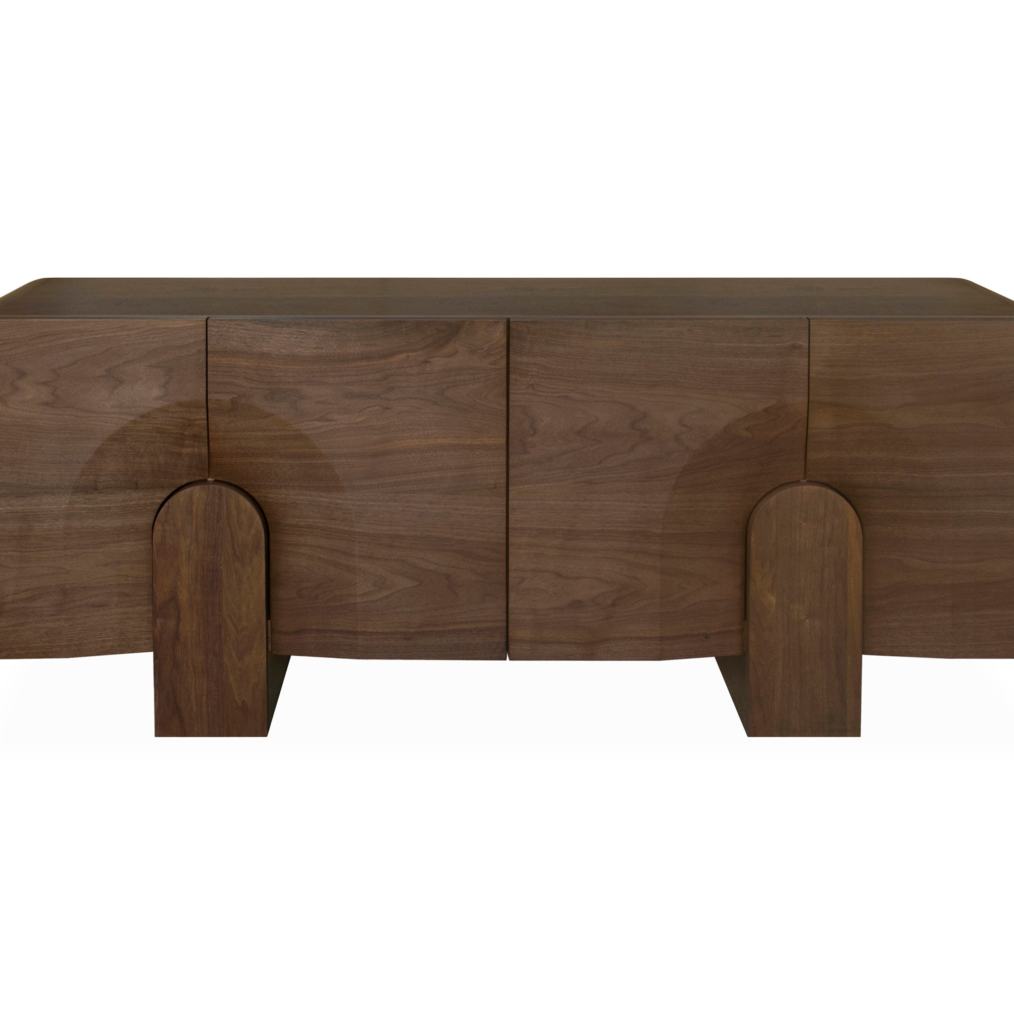 Alisha 2.1m Buffet Unit - Light Walnut Buffet & Sideboard Valerie-Core