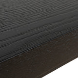 Alisha 1.7m Console Table - Textured Espresso Black Console Table Valerie-Core