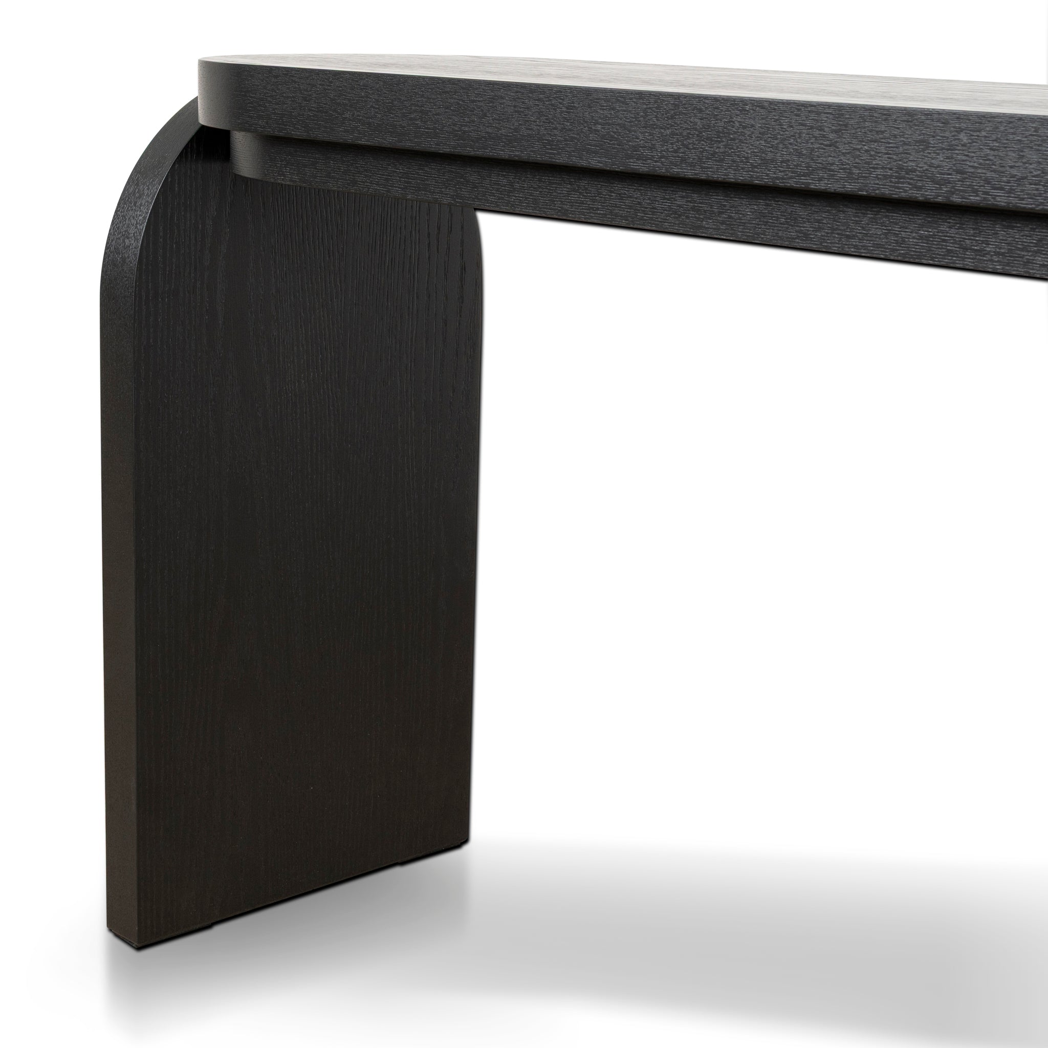 Alisha 1.7m Console Table - Textured Espresso Black Console Table Valerie-Core