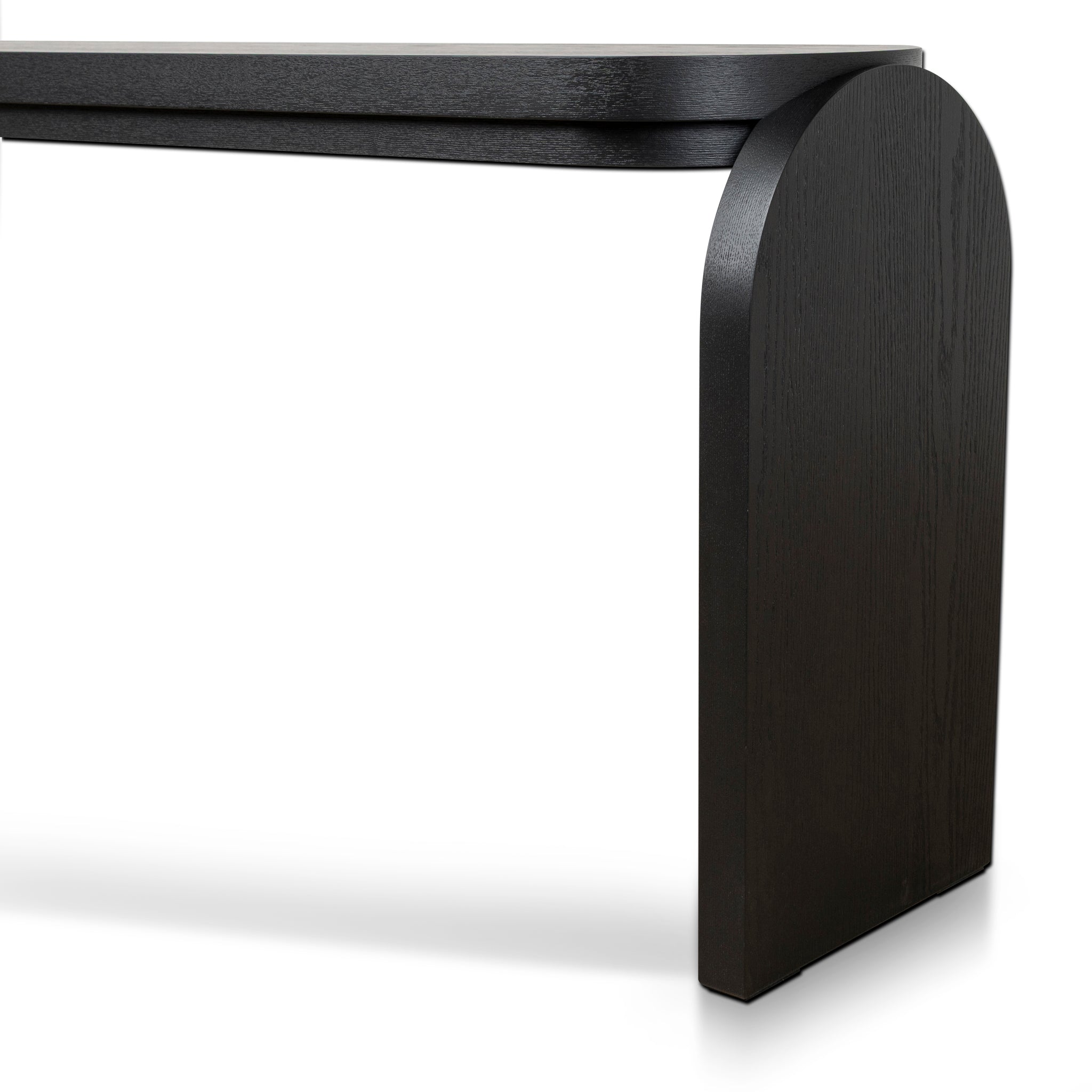 Alisha 1.7m Console Table - Textured Espresso Black Console Table Valerie-Core