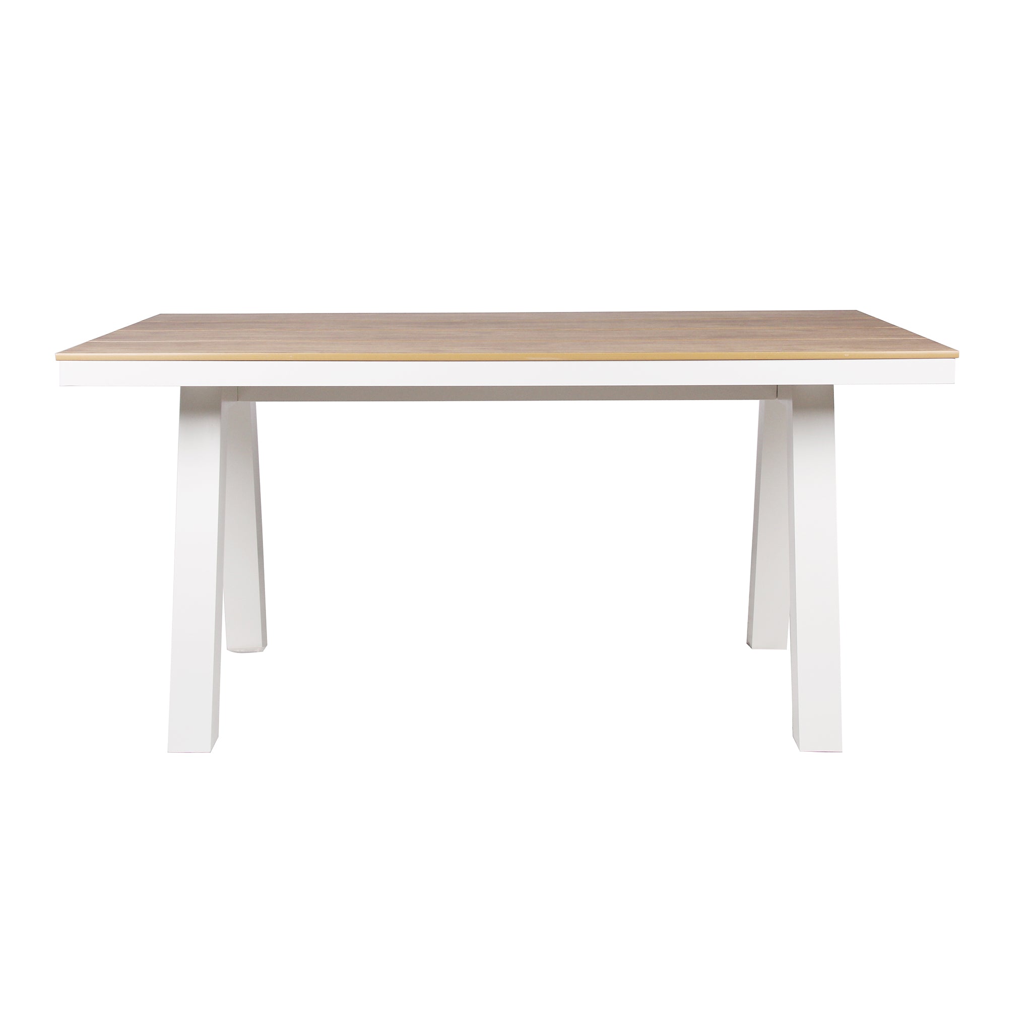 Vanesa 1.8m Sand White Outdoor Dining Table - Natural Outdoor Table Industra-Core